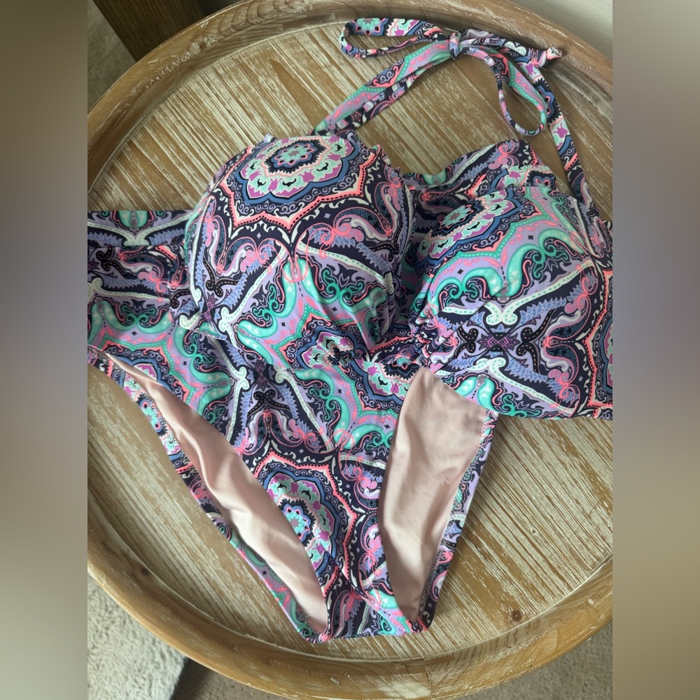 Victoria's Secret Multicolor Paisley Bikini